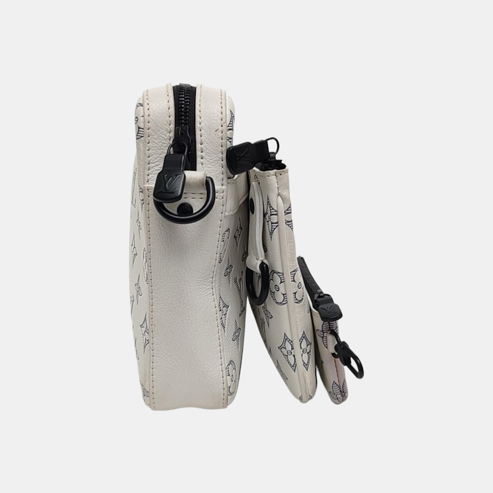 DUO Monogram Calfskin White