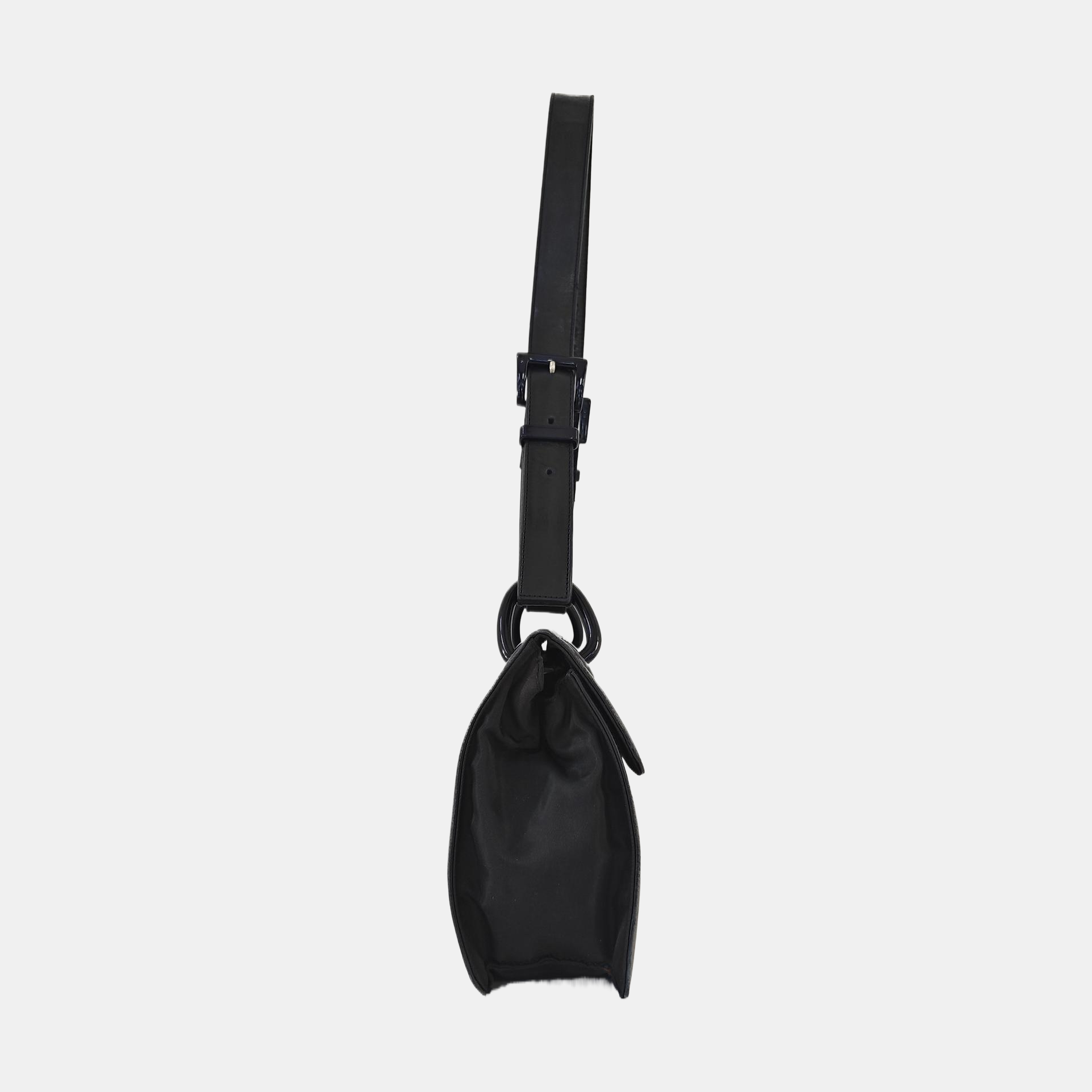 Calfskin Shoulder Bag Black