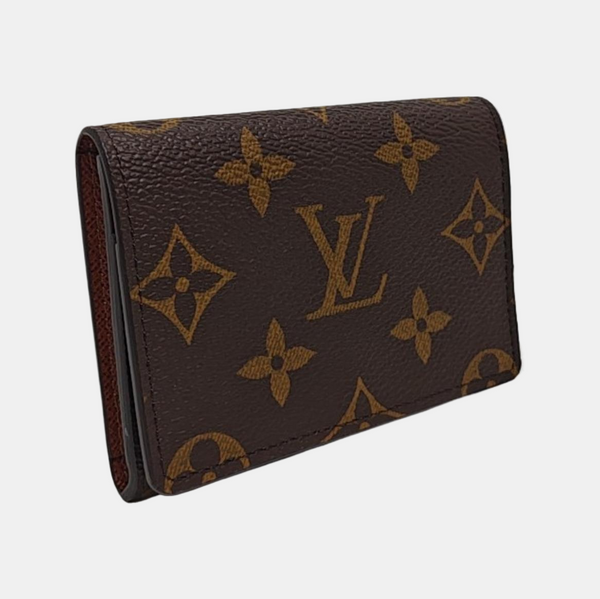 ENVELOPPE Monogram Coated Canvas Brown Wallet