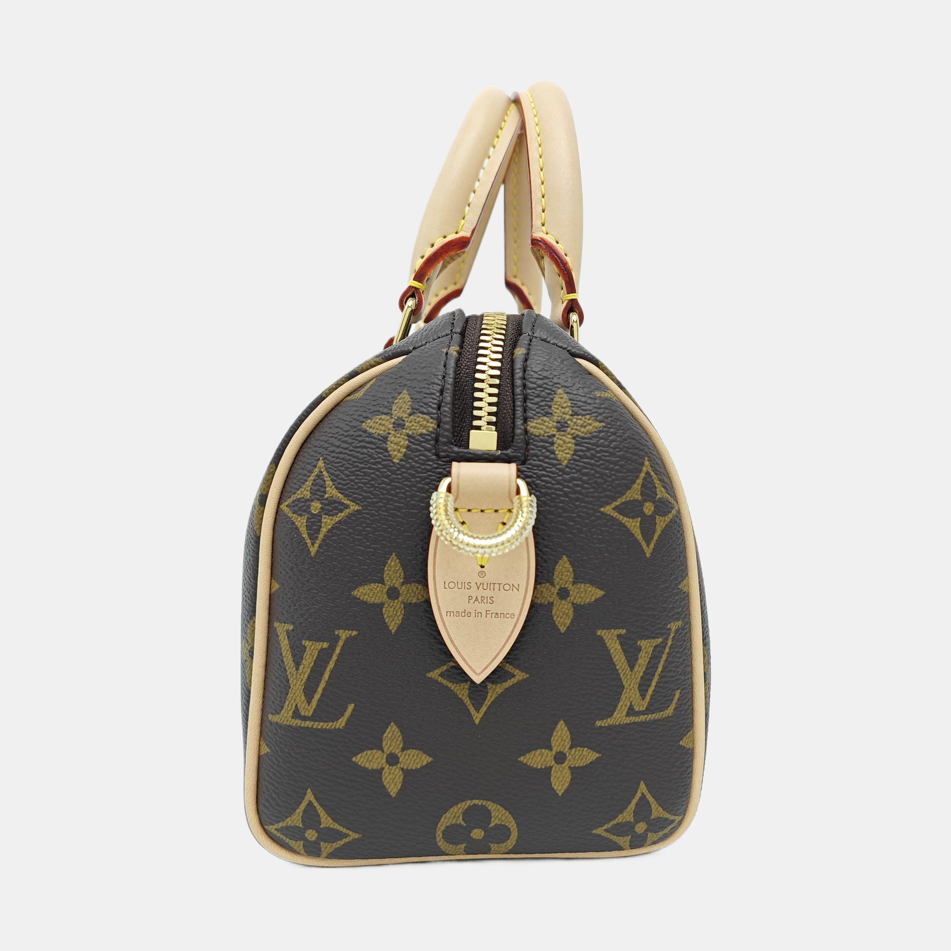 SPEEDY 20 Monogram Coated Canvas Brown