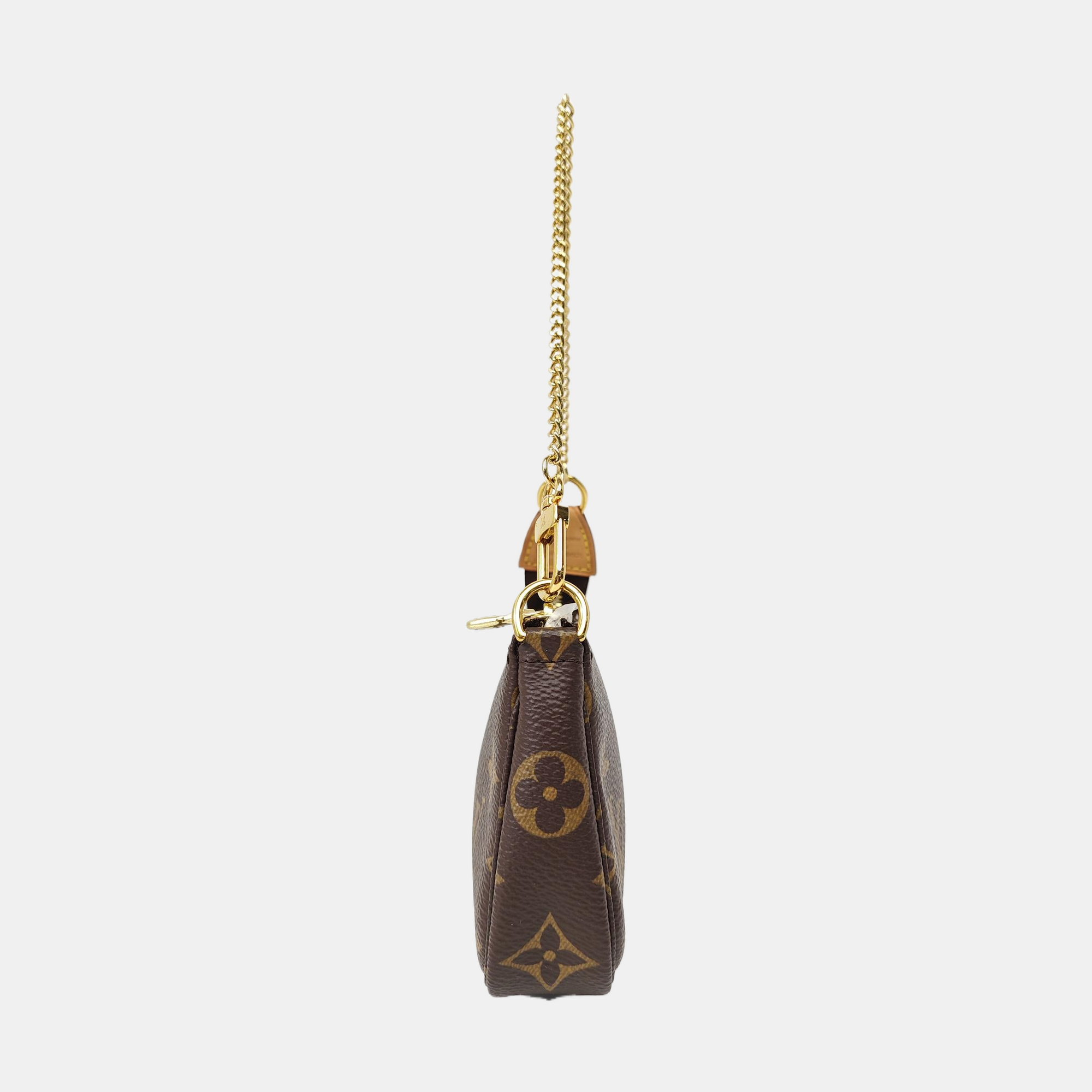 ACCESSOIRES Mini Monogram Coated Canvas Brown