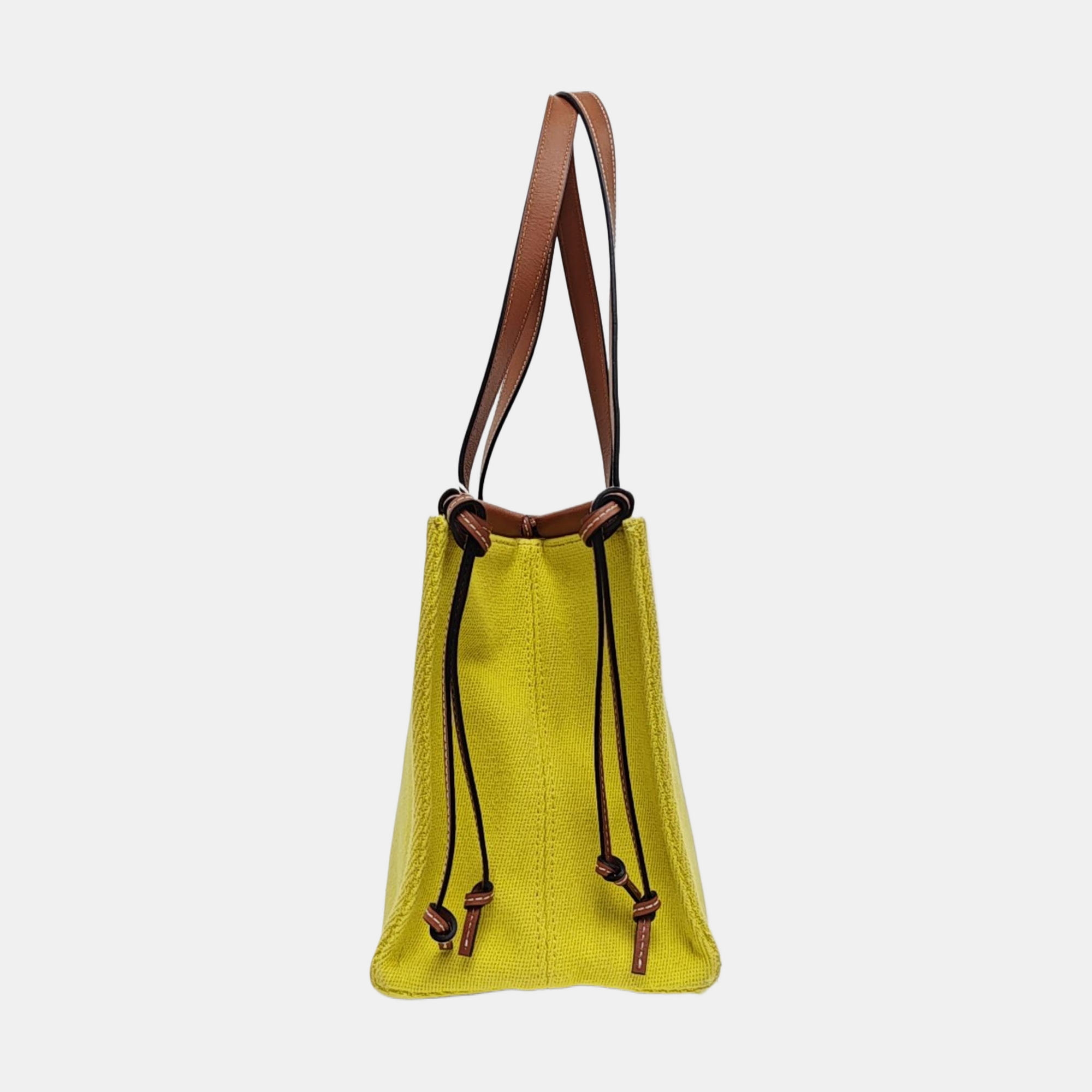 Cushion Small Canvas Yellow
