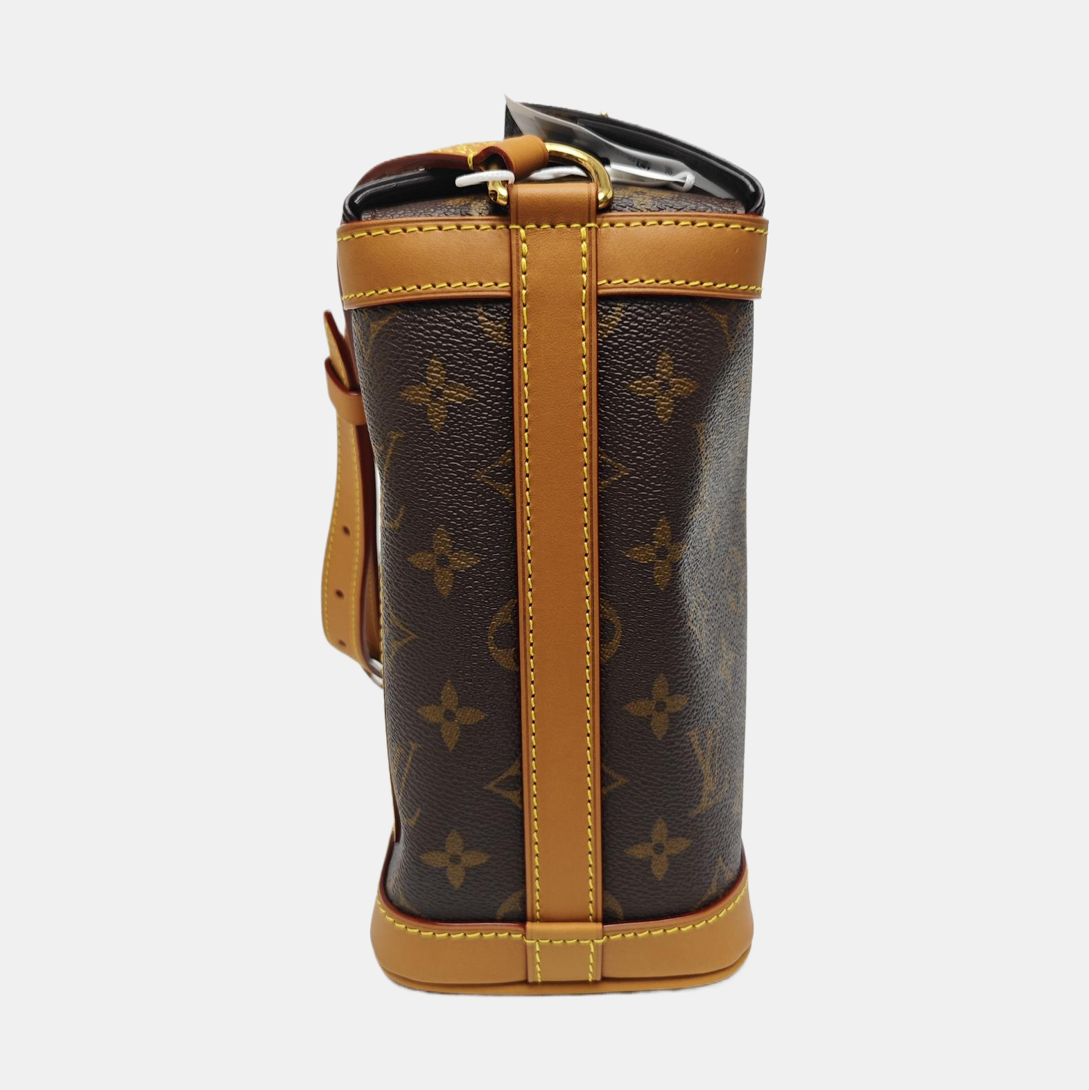 MILK BOX Monogram Coated Canvas Brown
