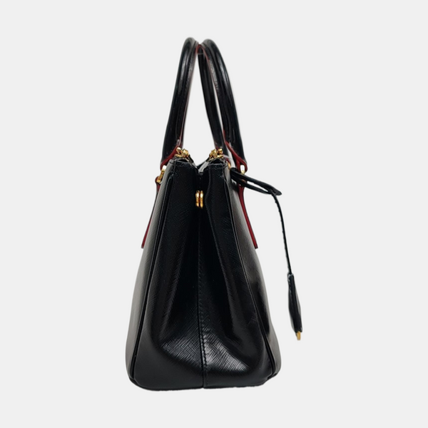 Galleria Saffiano Calfskin Black