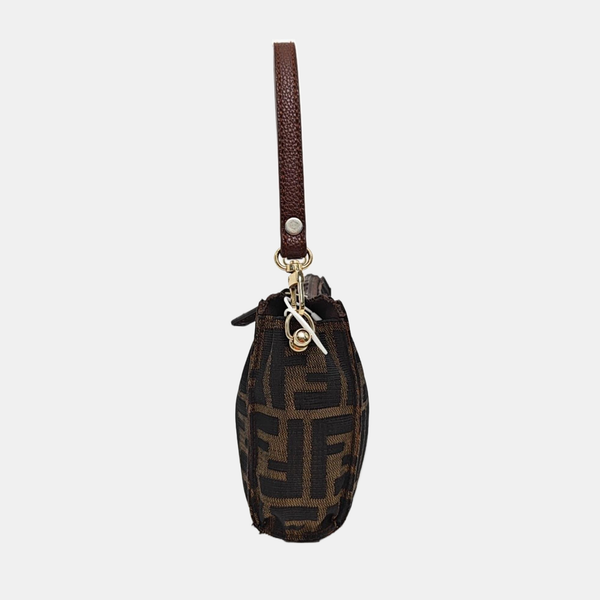 Canvas Clutch Brown