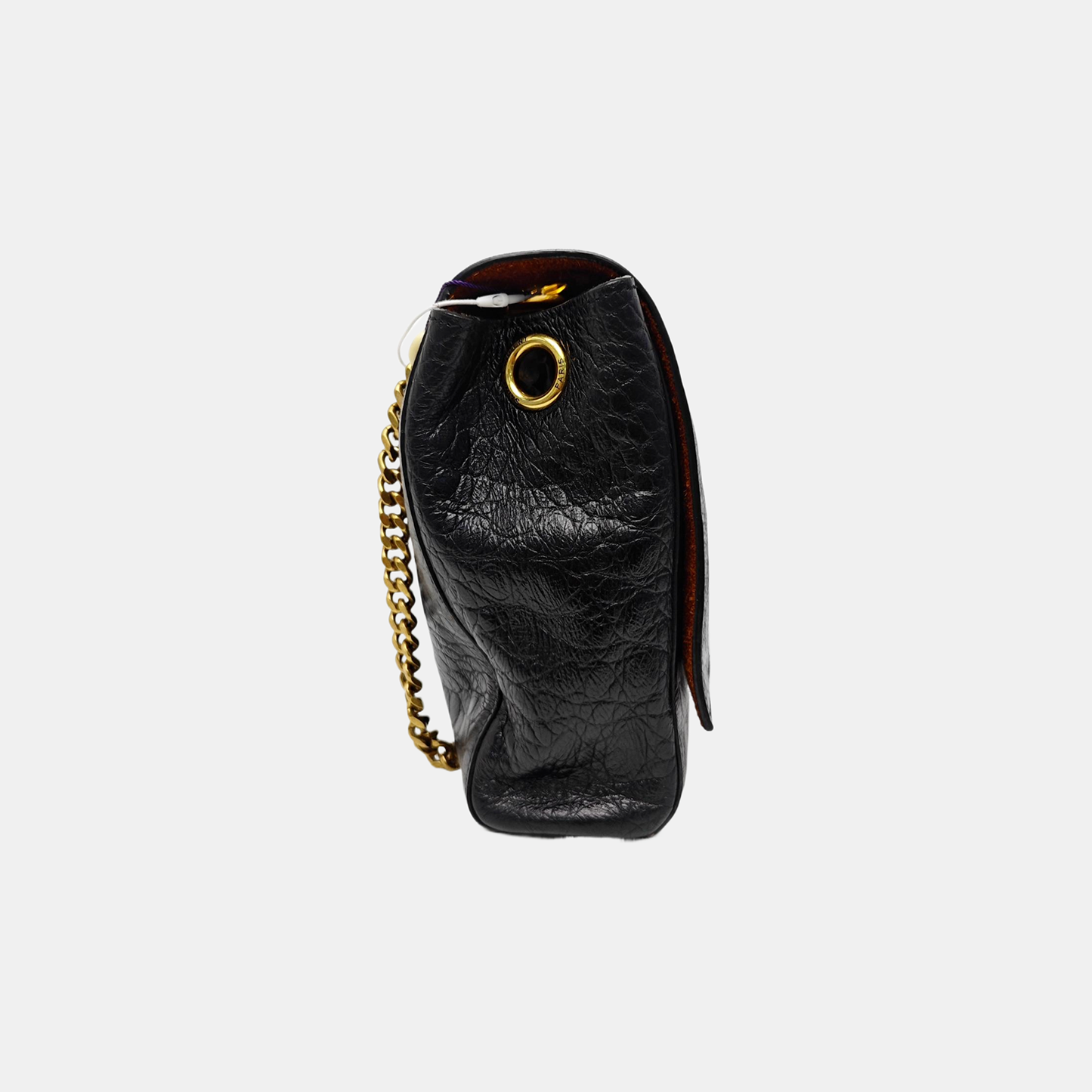 Calfskin Shoulder Bag Black
