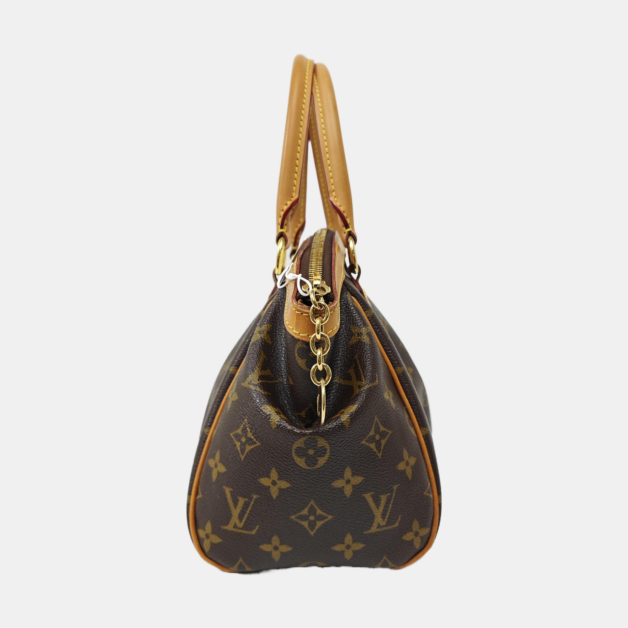 SEGUR Monogram Coated Canvas Brown