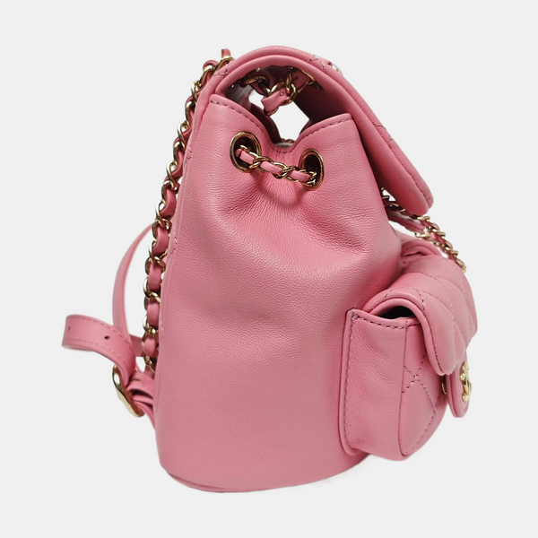 DUMA Quilted Calfskin Pink