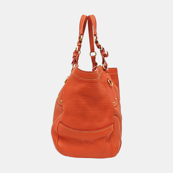 Calfskin Tote Bag Red