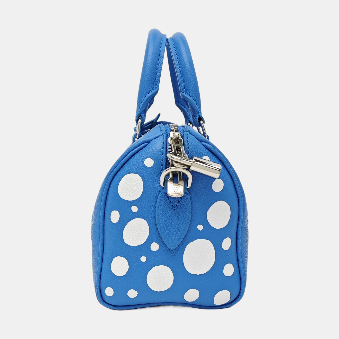 Monogram Calfskin Shoulder Bag Blue