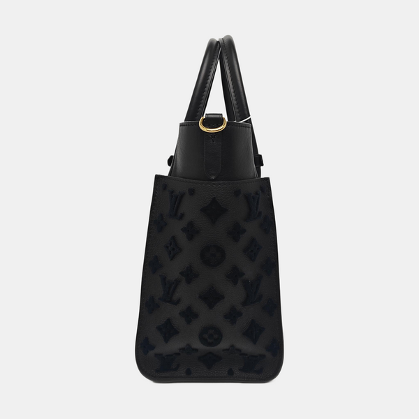 ON MY SIDE MM Monogram Calfskin Black