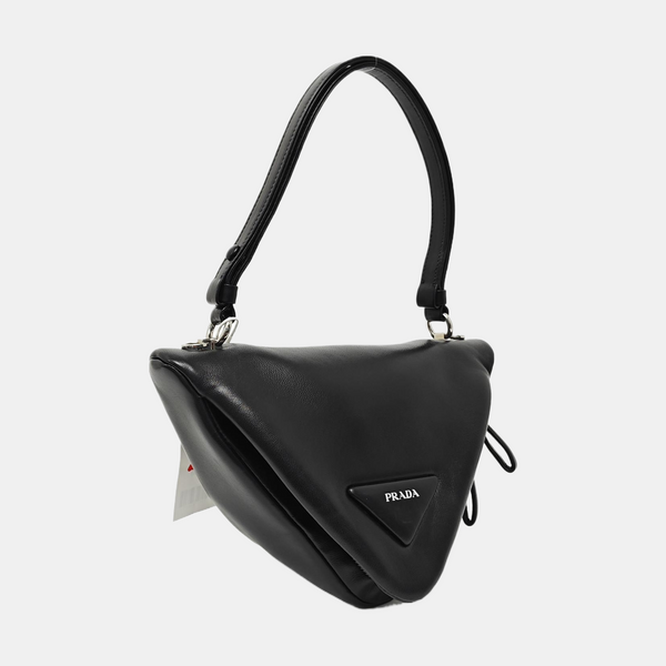 Lambskin Shoulder Bag Black