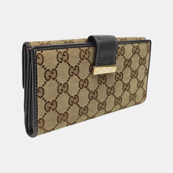 Monogram Canvas Wallet Brown