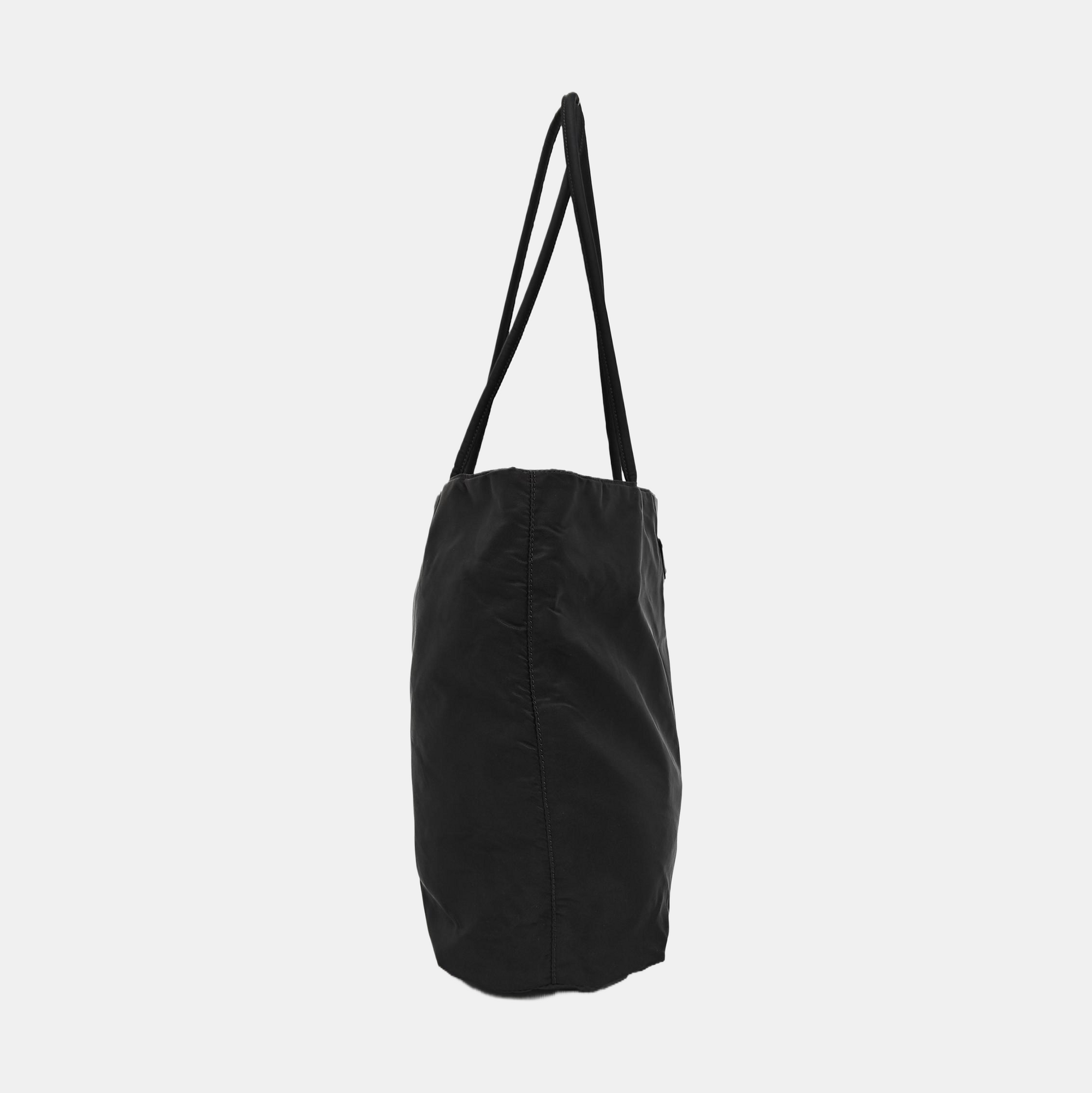 Nylon Shoulder Bag Black