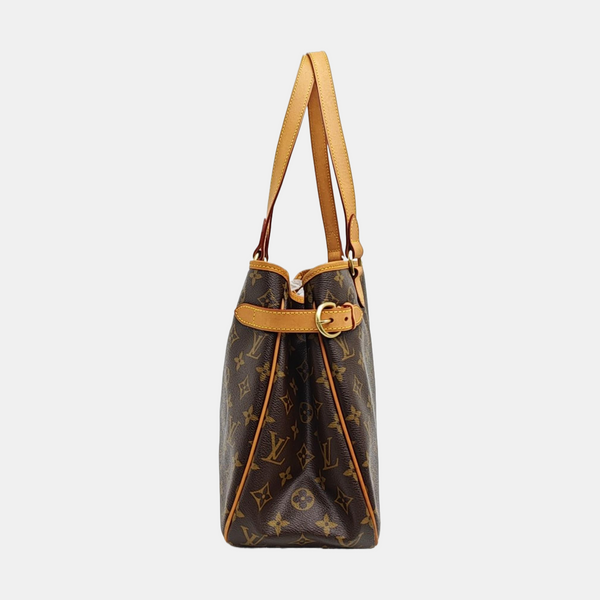 BATIGNOLLES GM Monogram Coated Canvas Brown