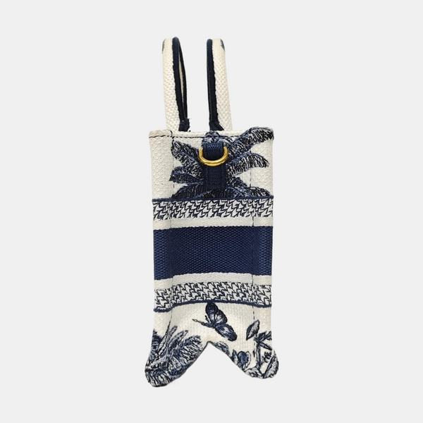 Book Tote Mini Fabric Blue