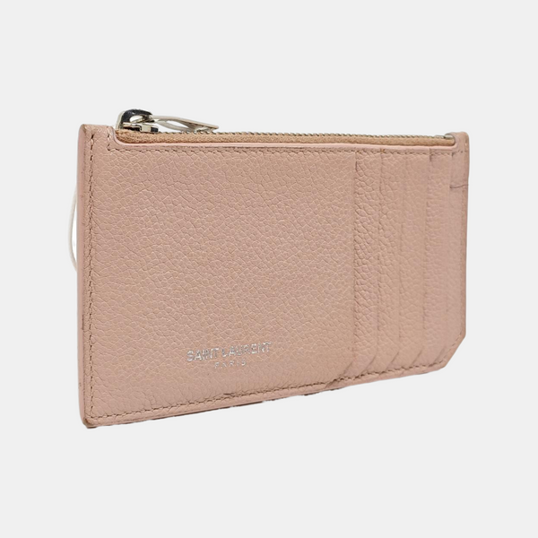 FRAGMENTS Calfskin Pink Card Holder