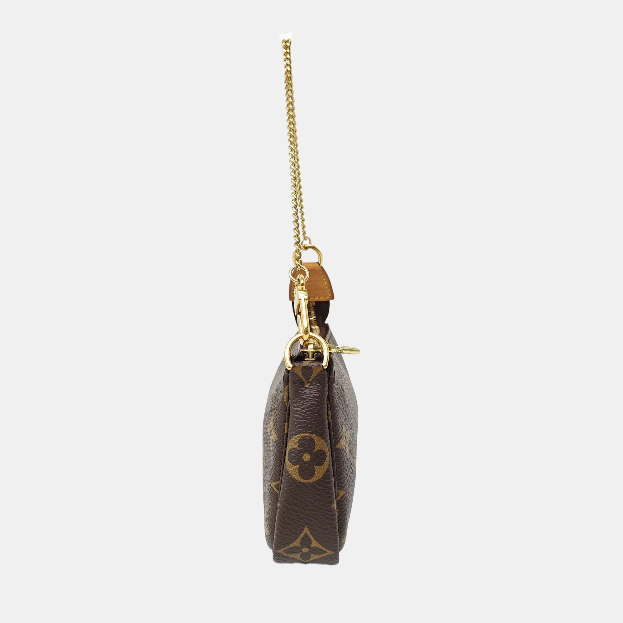 ACCESSOIRES Mini Monogram Coated Canvas Brown
