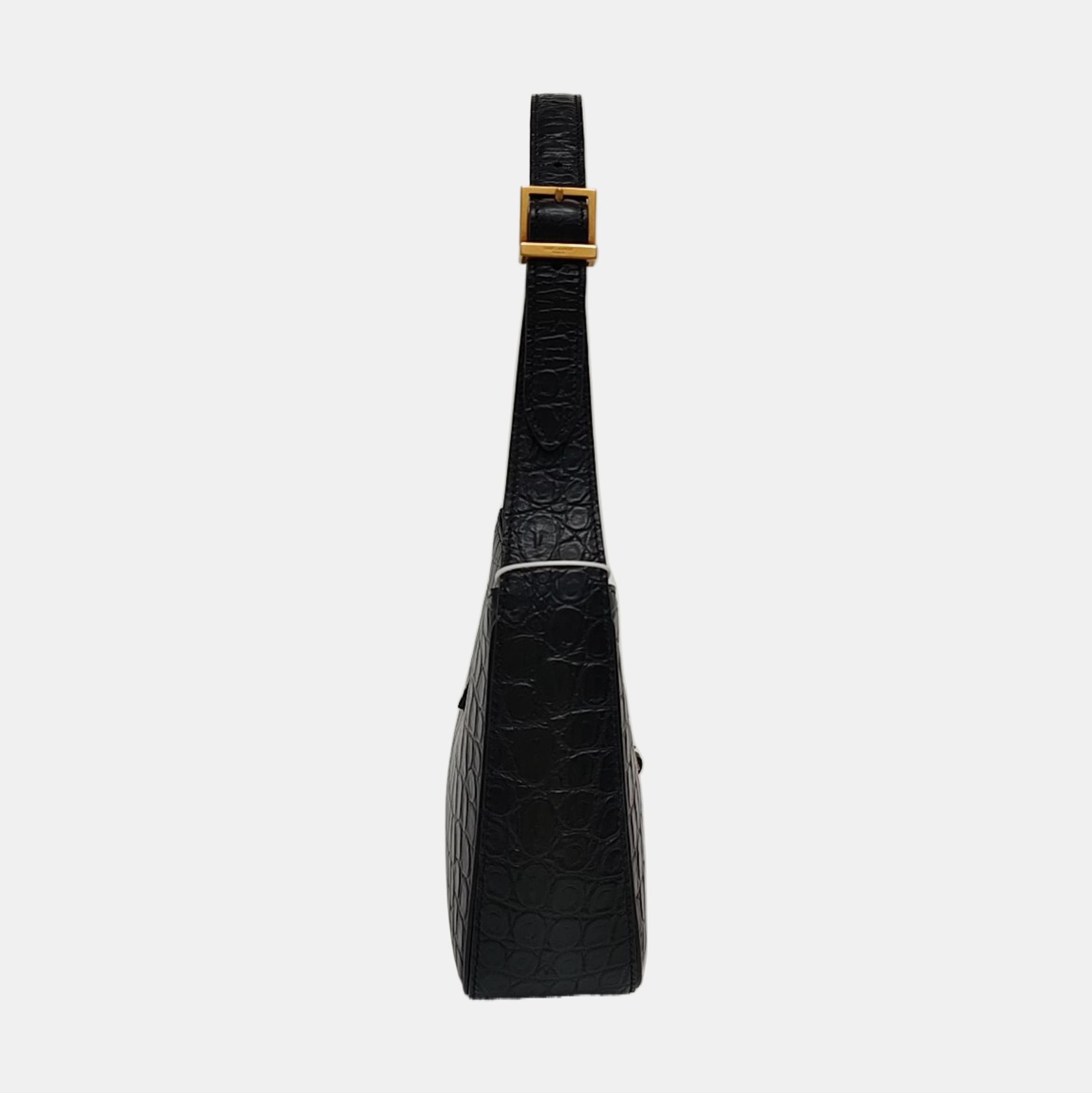 LE 5 À 7 Small Calfskin Black