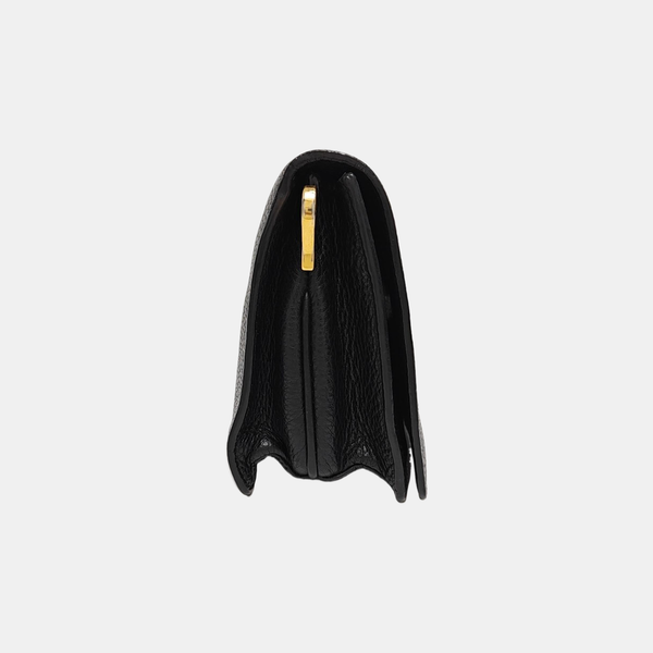 Calfskin Shoulder Bag Black