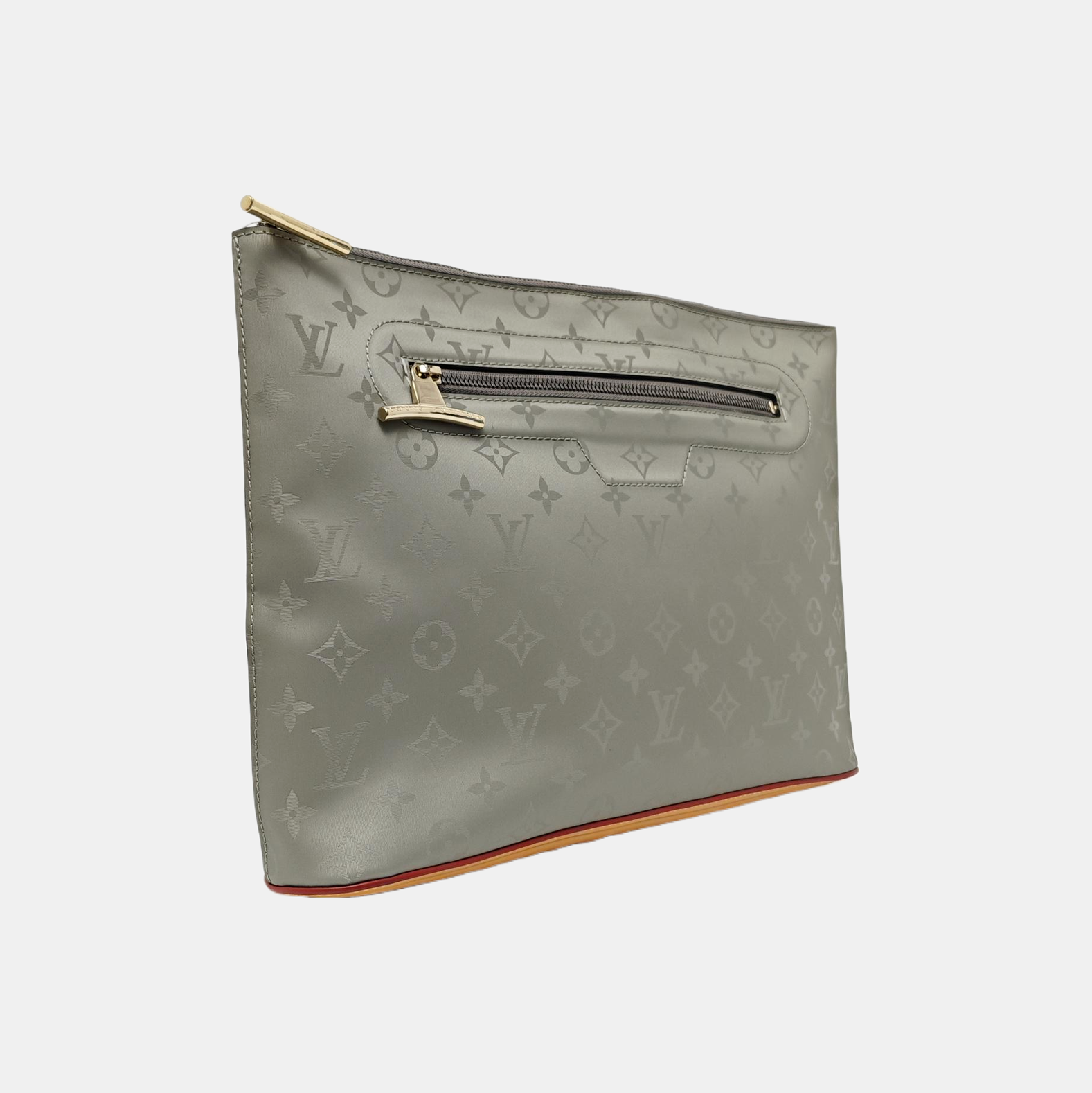 Monogram Coated Canvas Gray