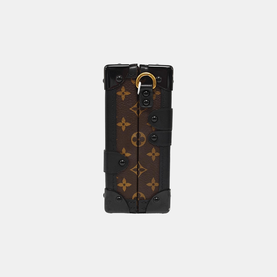 PETITE MALLE Monogram Coated Canvas Brown