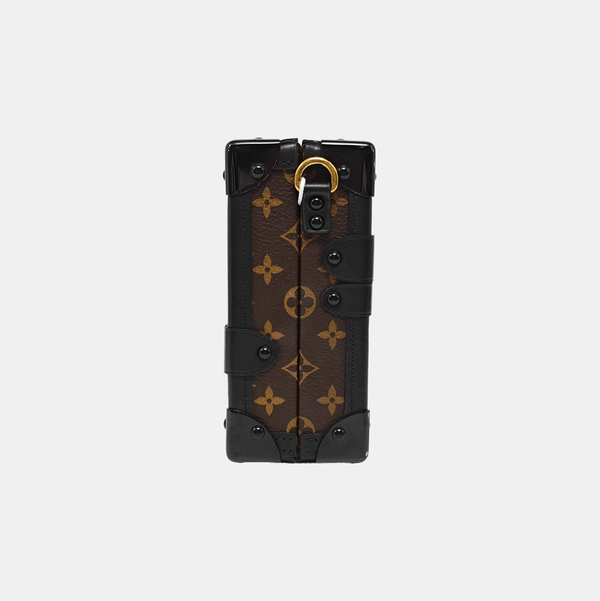 PETITE MALLE Monogram Coated Canvas Brown