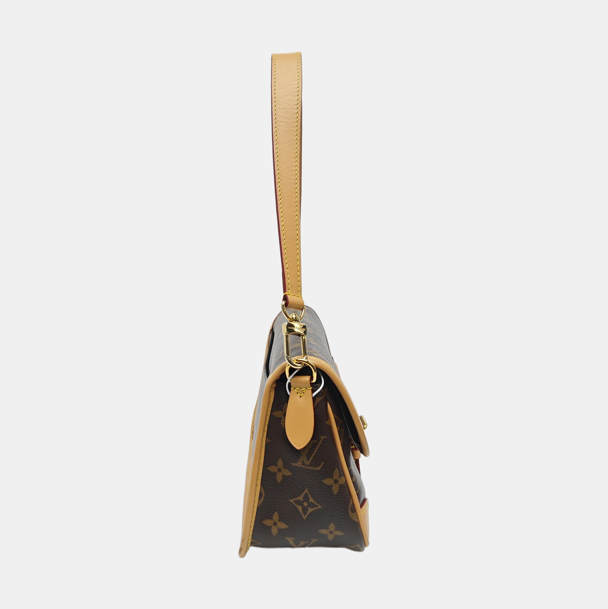 DIANE Monogram Coated Canvas Brown