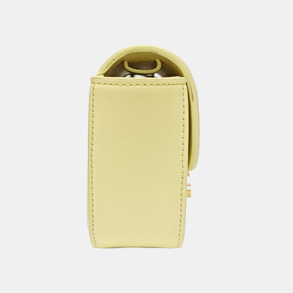 TRIOMPHE Mini Calfskin Yellow