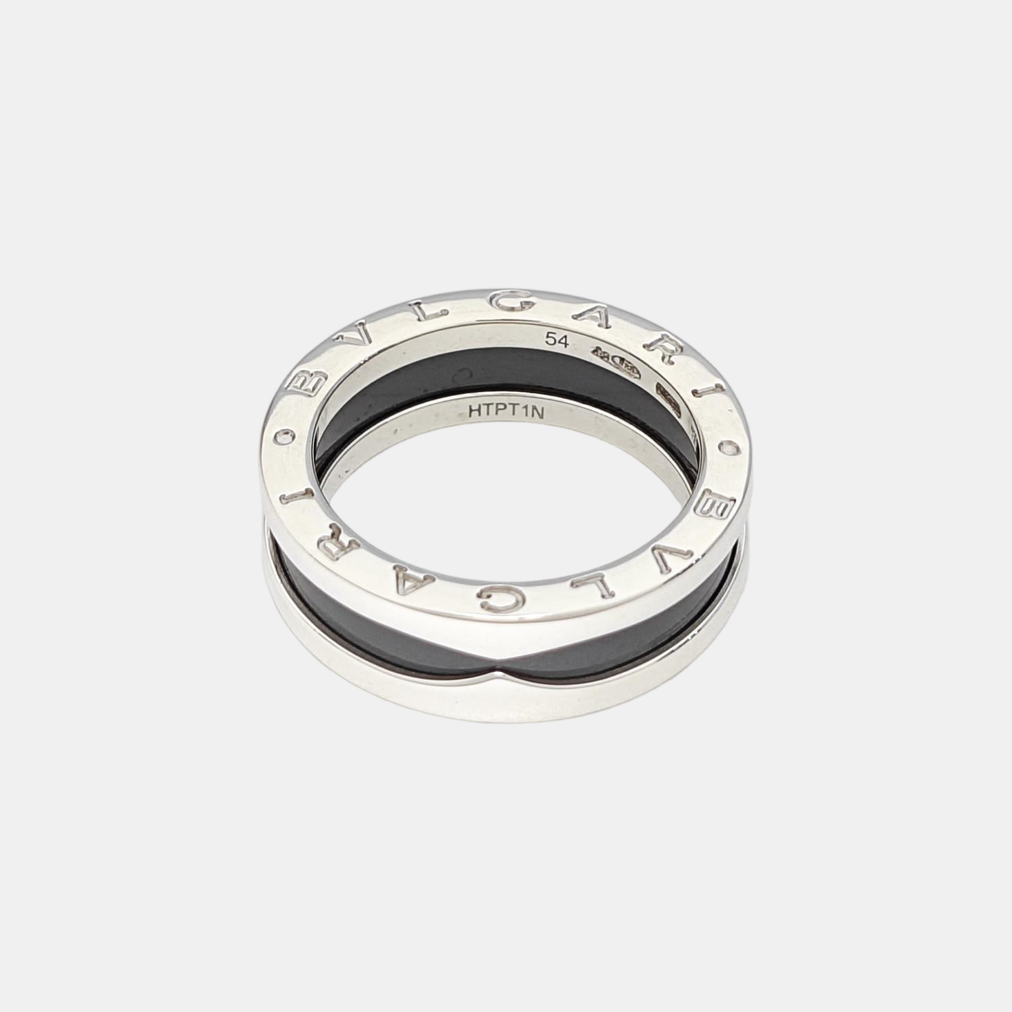 B.ZERO1 925 Sterling Silver Ring EU 54