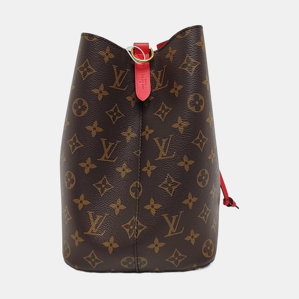 NÉONOÉ MM Monogram Coated Canvas Brown