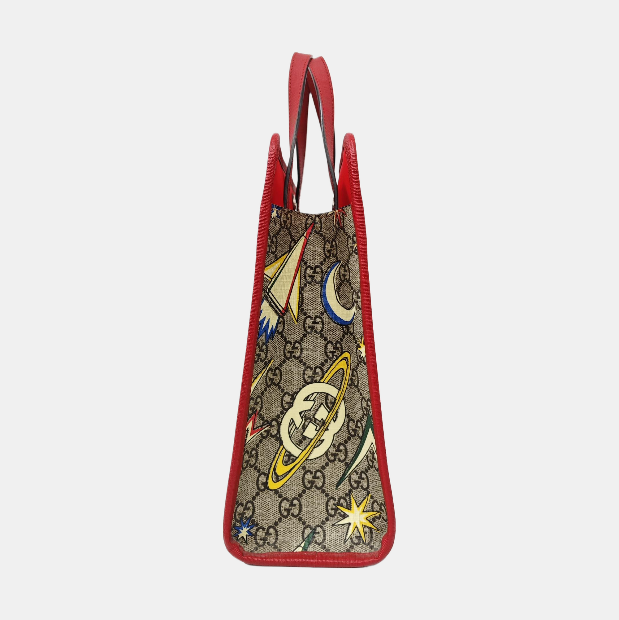 Children’s GG Bucket Monogram Coated Canvas Beige