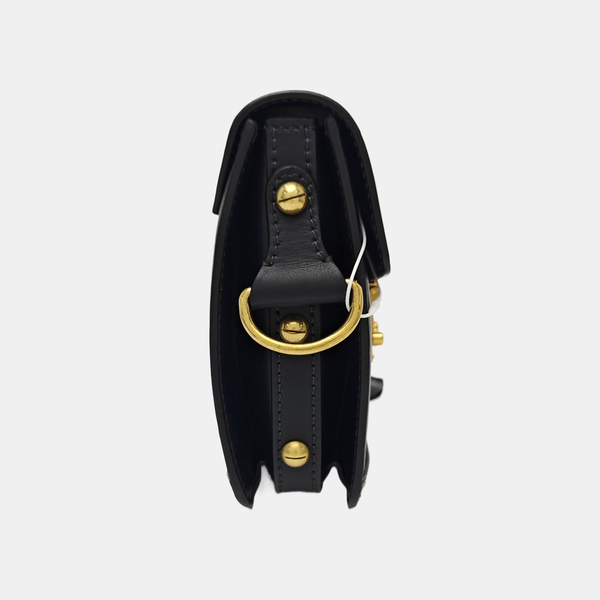 Calfskin Shoulder Bag Black