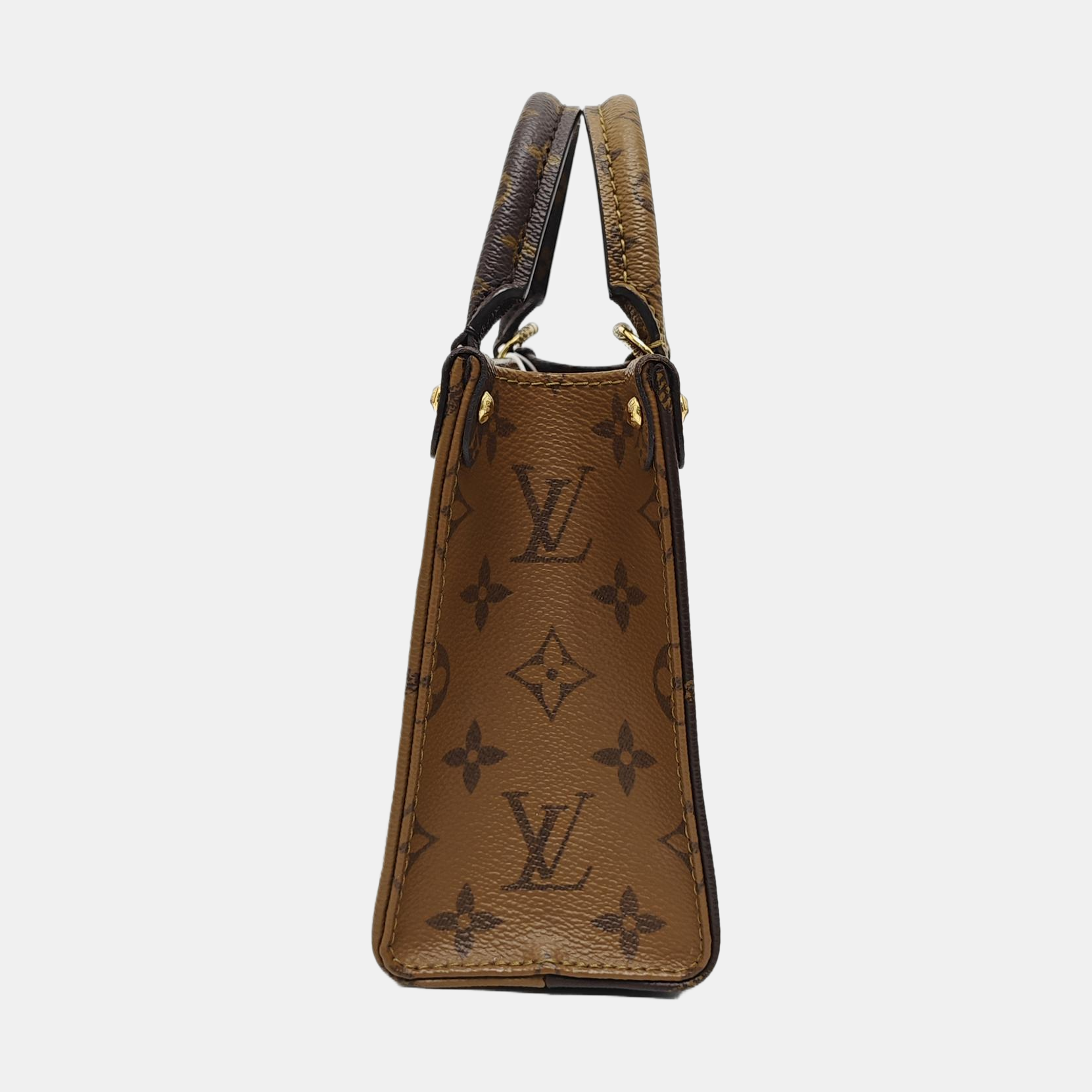 ONTHEGO BB Monogram Coated Canvas Brown