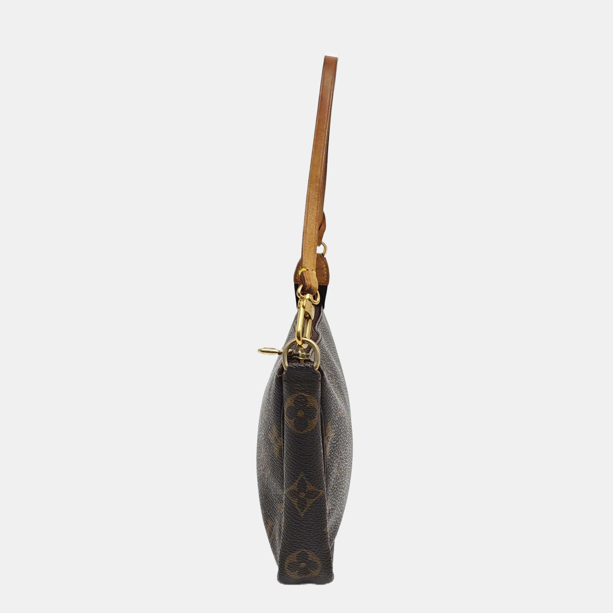 ACCESSOIRES Monogram Coated Canvas Brown