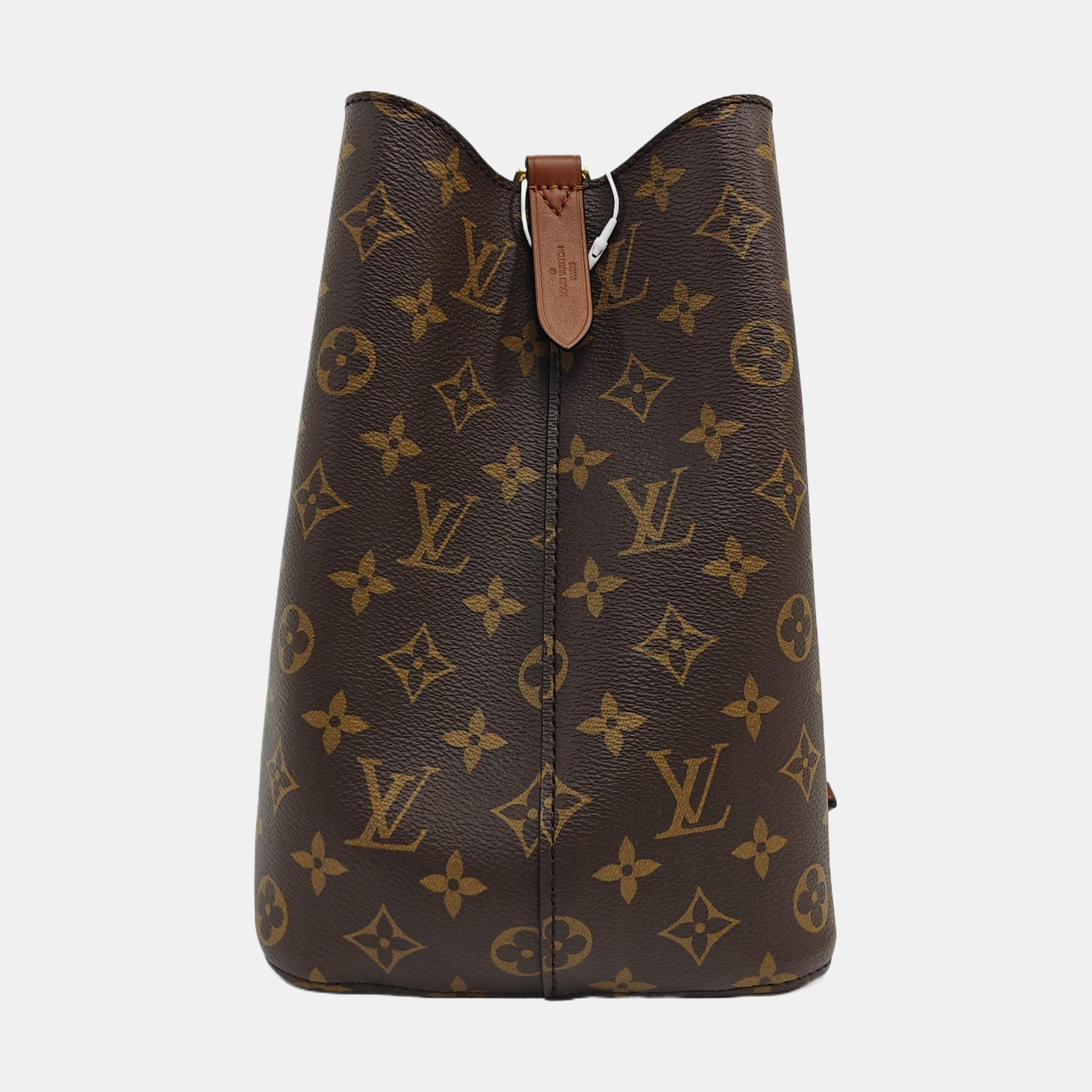 NÉONOÉ MM Monogram Coated Canvas Brown