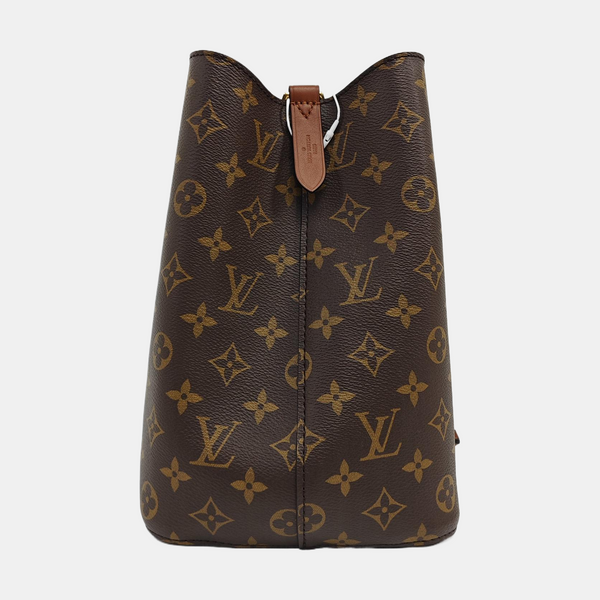 NÉONOÉ MM Monogram Coated Canvas Brown