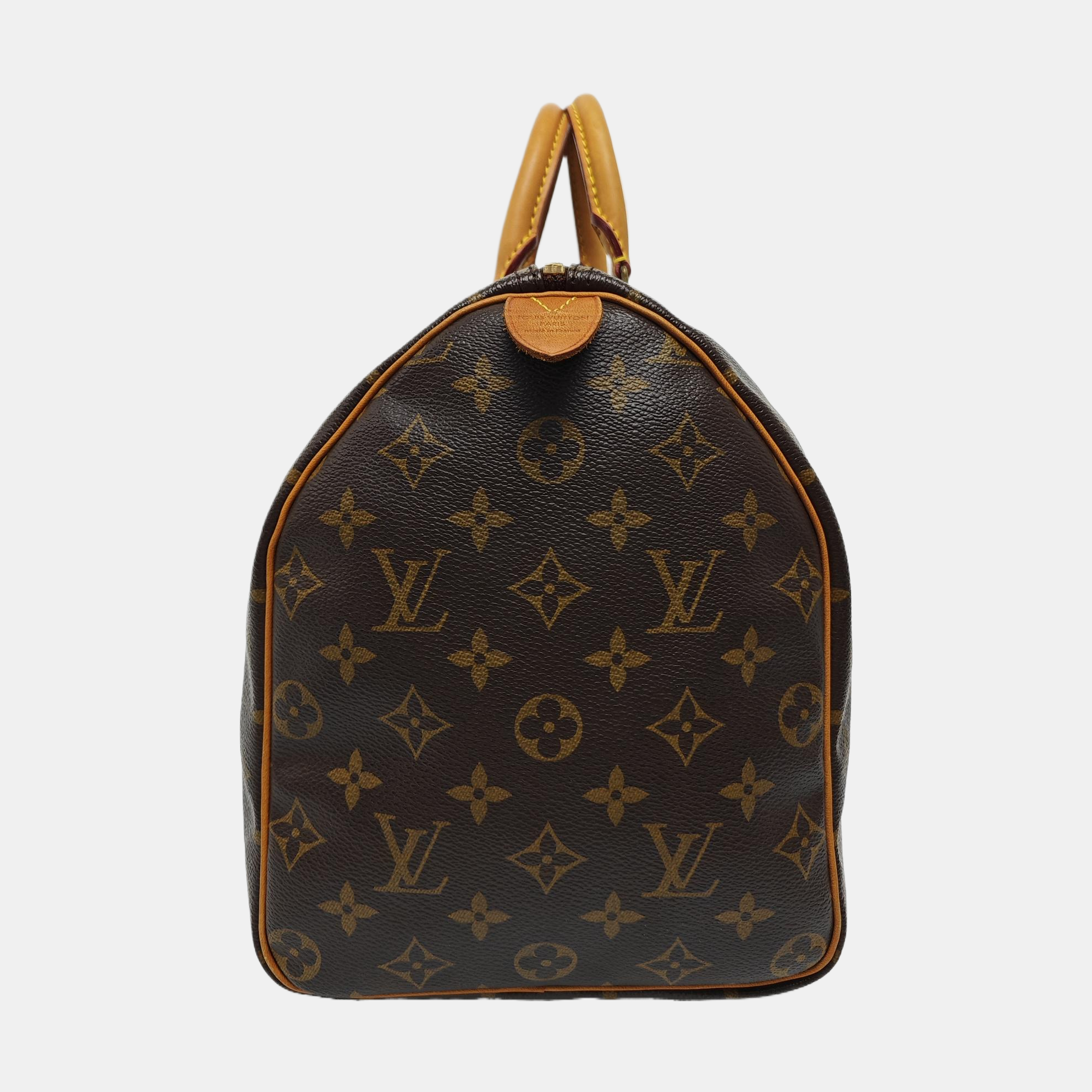 SPEEDY 35 Monogram Coated Canvas Brown