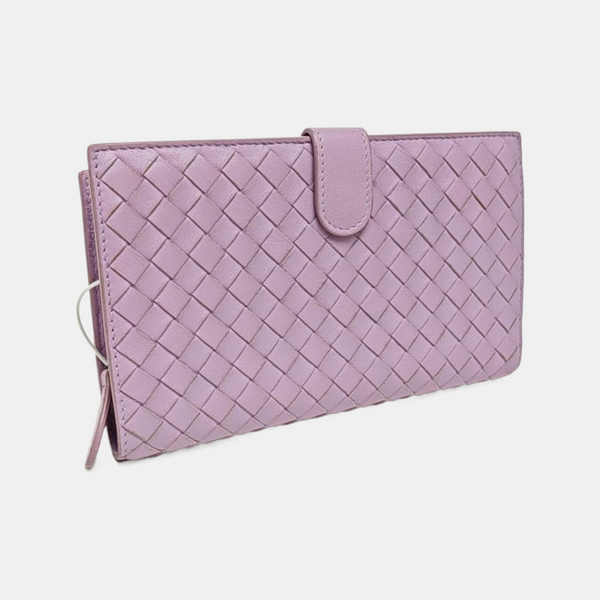 Calfskin Clutch Purple