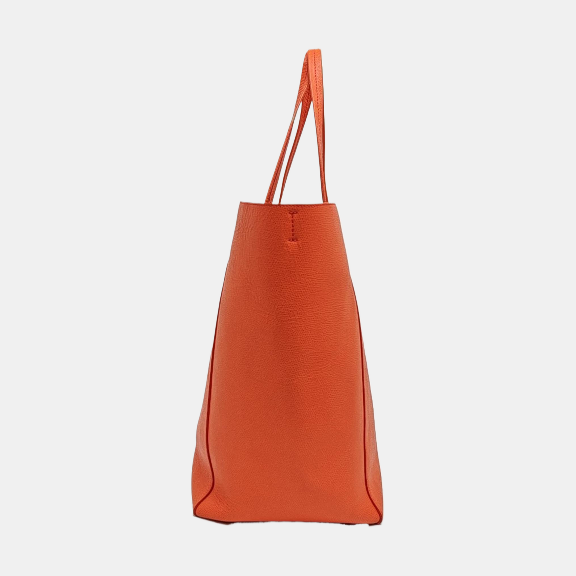 VERTICAL CABAS Small Calfskin Red