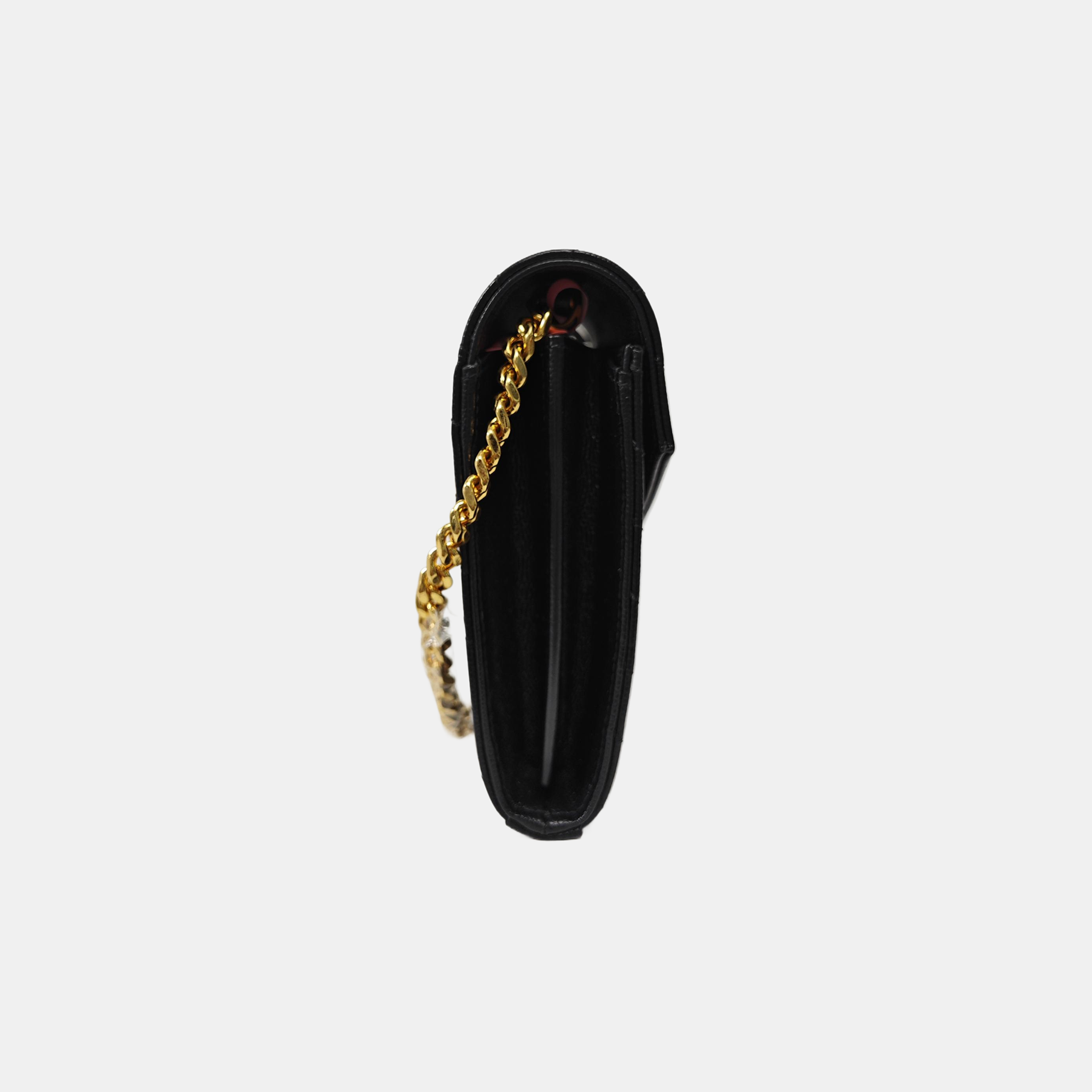 MONOGRAM Medium Chevron Calfskin Black