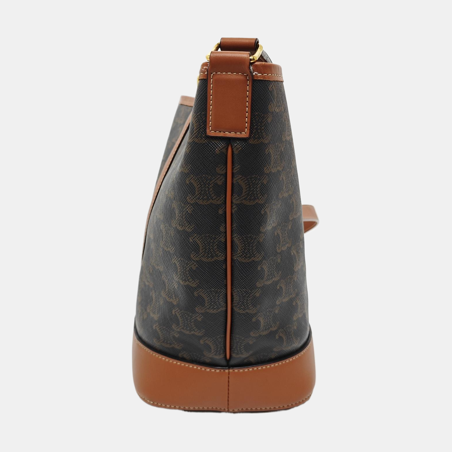 TRIOMPHE CANVAS Small Coated Canvas Brown