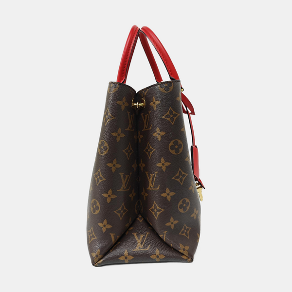 FLOWER Monogram Coated Canvas Brown