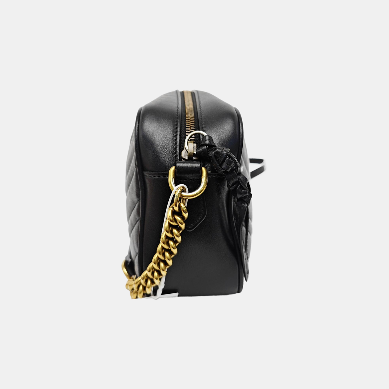 GG Marmont Small Quilted Calfskin Black