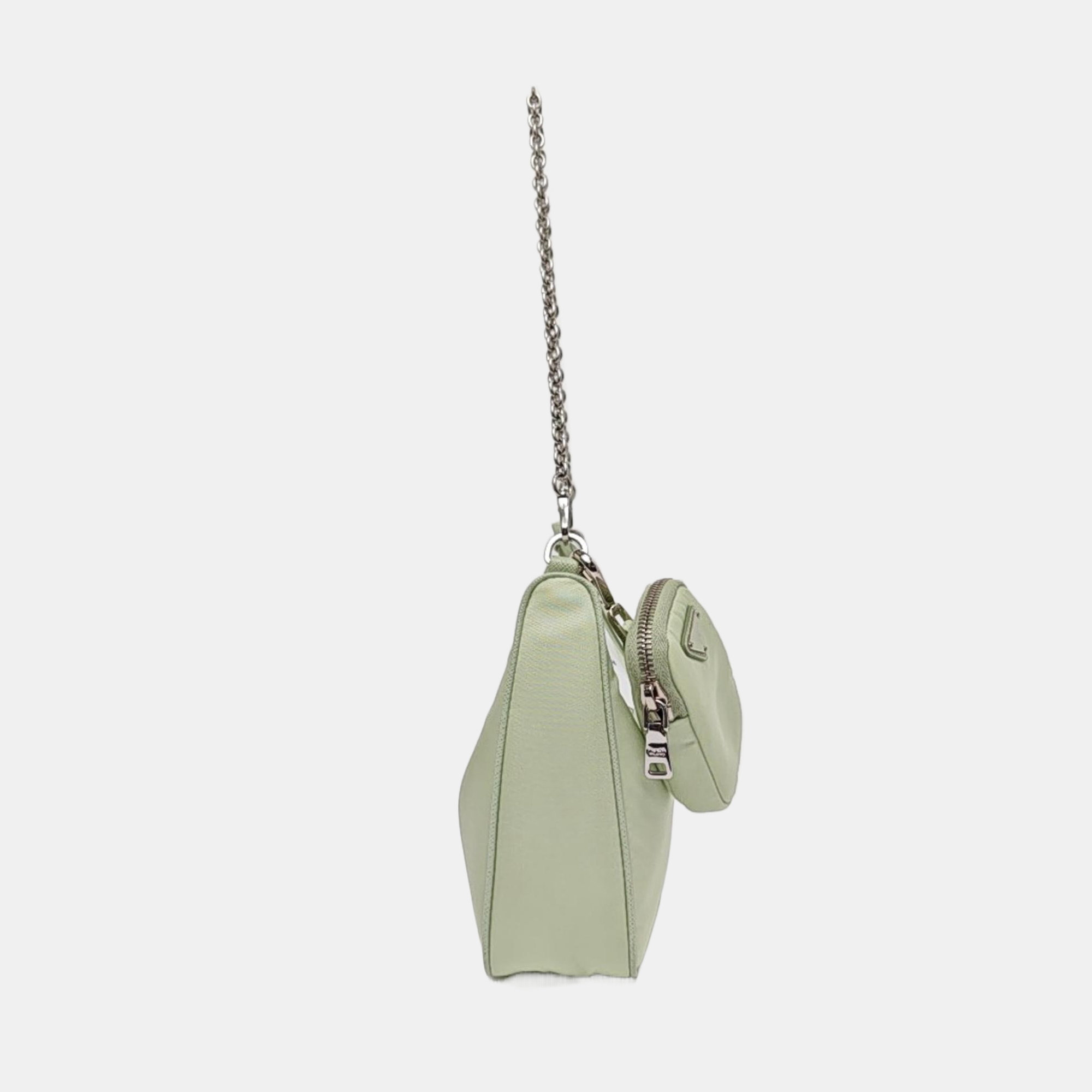 Authenticated pre-owned  Re-Edition2005 Mini Nylon Green - Shoulder Bag at Looply