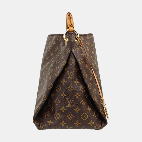 ARTSY MM Monogram Coated Canvas Brown
