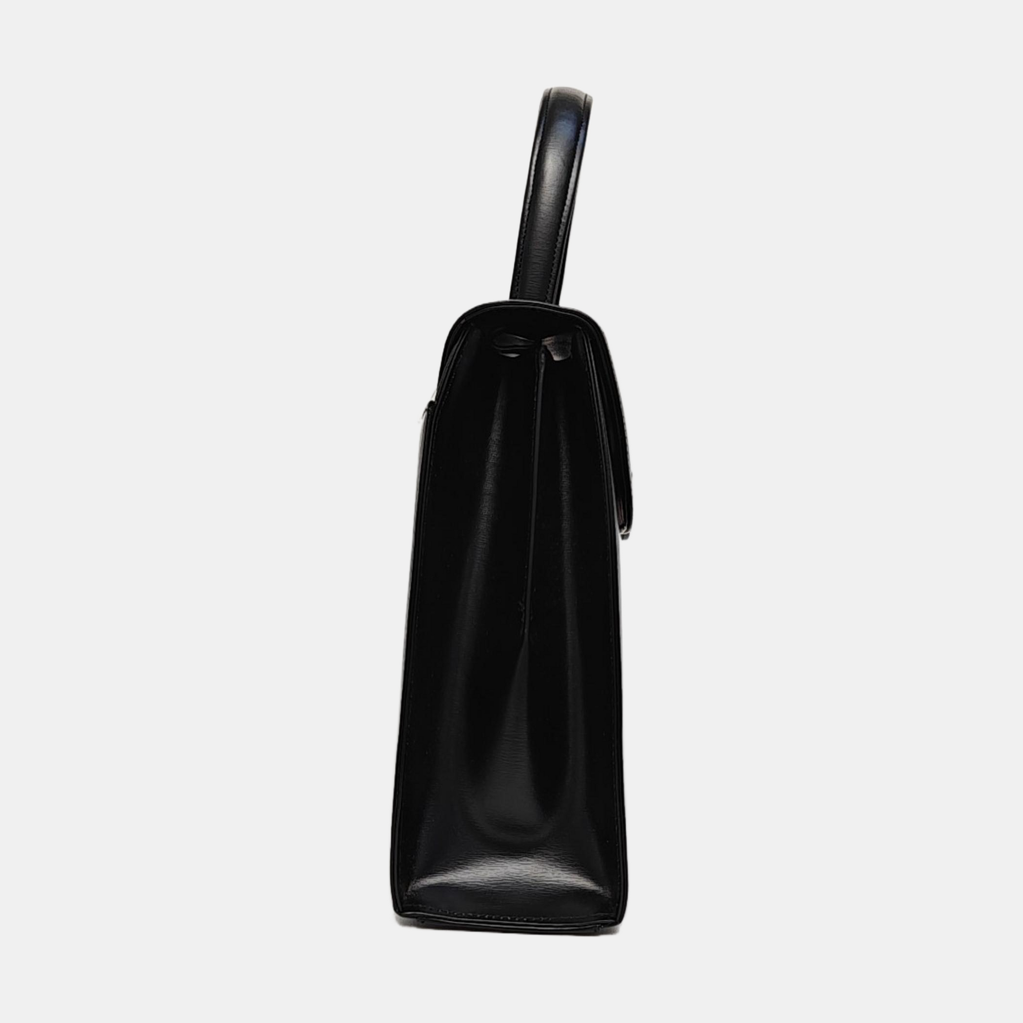 Calfskin Shoulder Bag Black