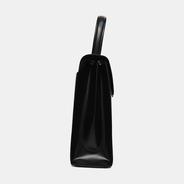 Calfskin Shoulder Bag Black