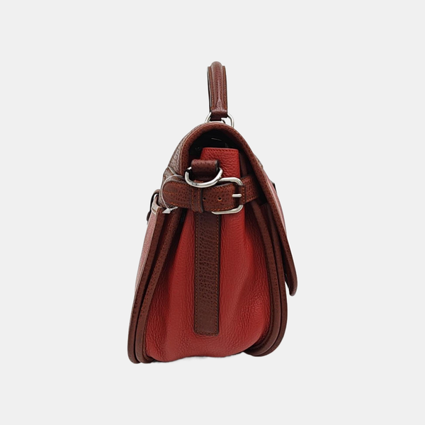 Calfskin Shoulder Bag Red