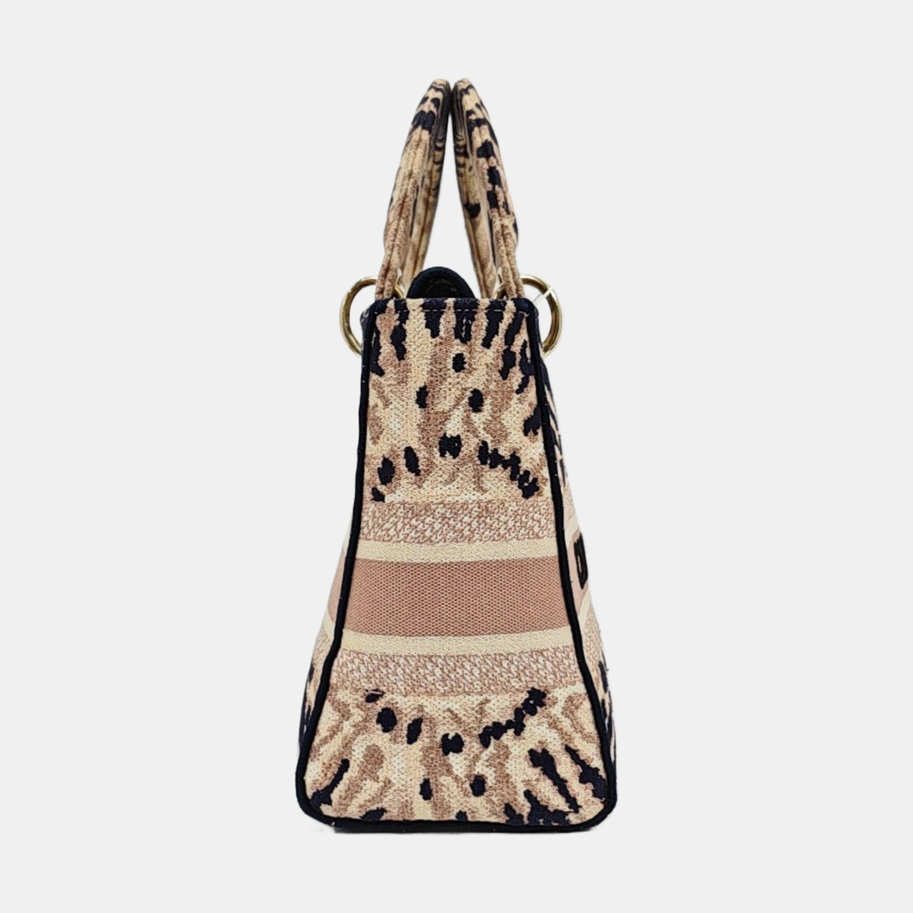Lady D-Lite Medium Fabric Beige